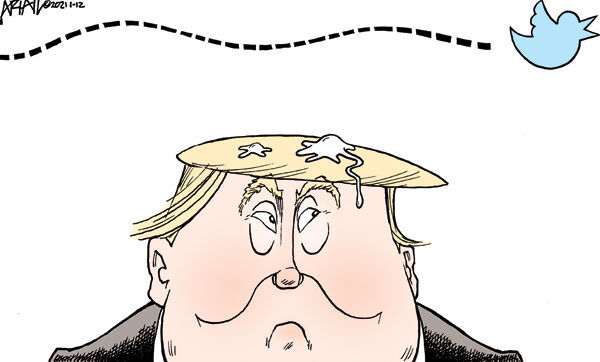 Editorial cartoon published Jan. 13, 2021